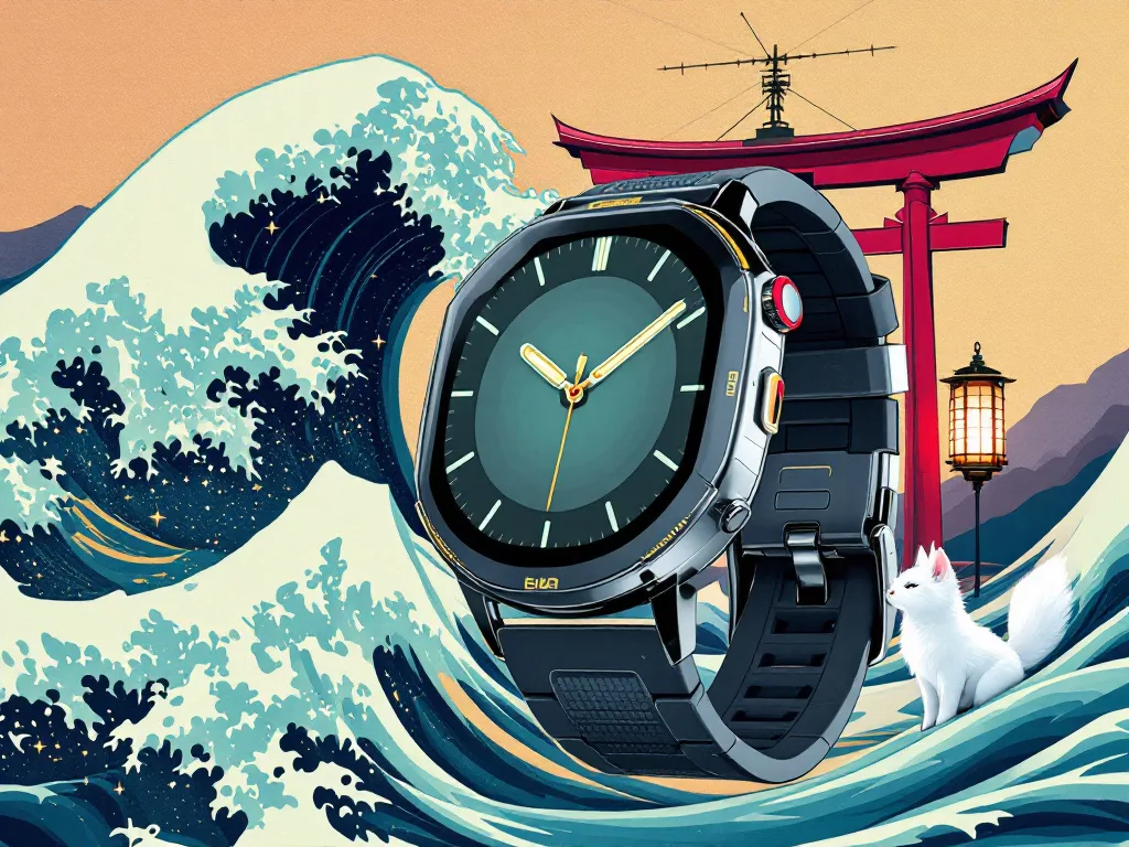 Galaxy Watch Ultra 2 : 시계 렌더링 이미지가 Galaxy Unpacked 이전에 유출, XL 배터리 및 퀄컴 칩셋으로 회귀