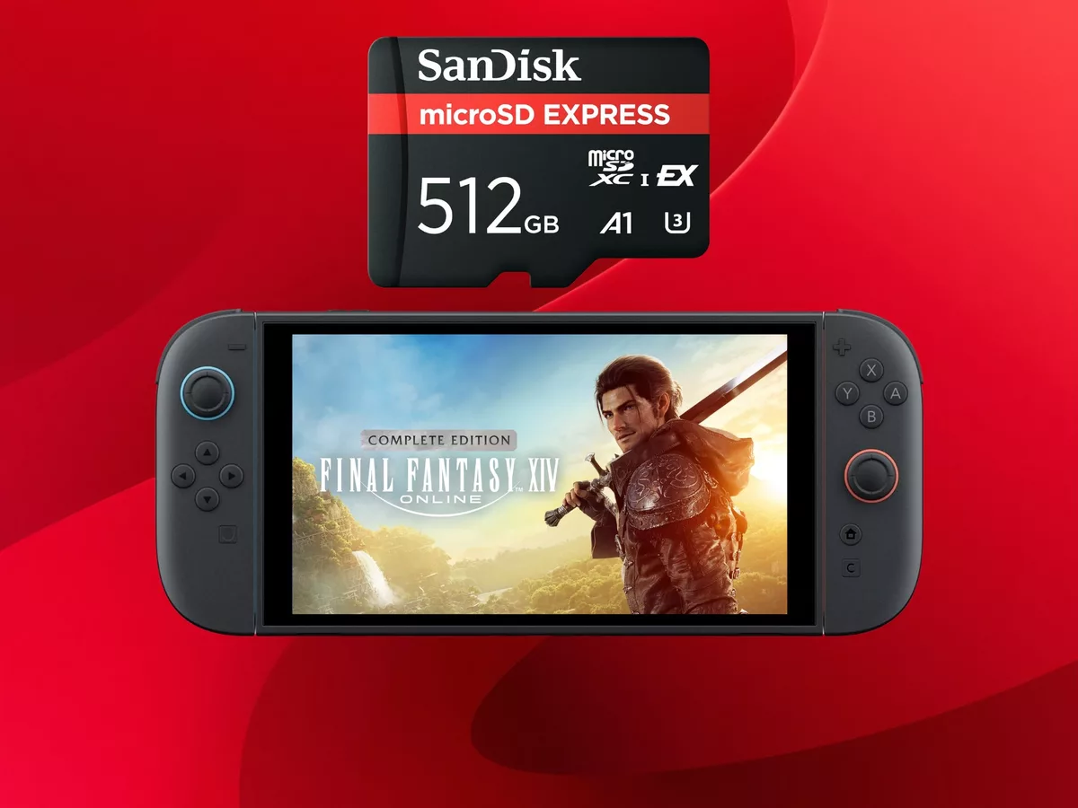 FFXIV on Switch 2: 117 GB, the largest game on the console - microSD Express becomes a purchase variable